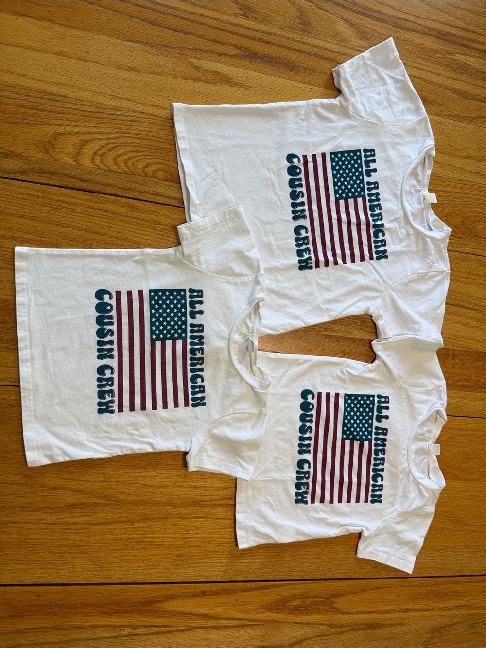 Kids Short-Sleeve cousin patriotic Tee lot